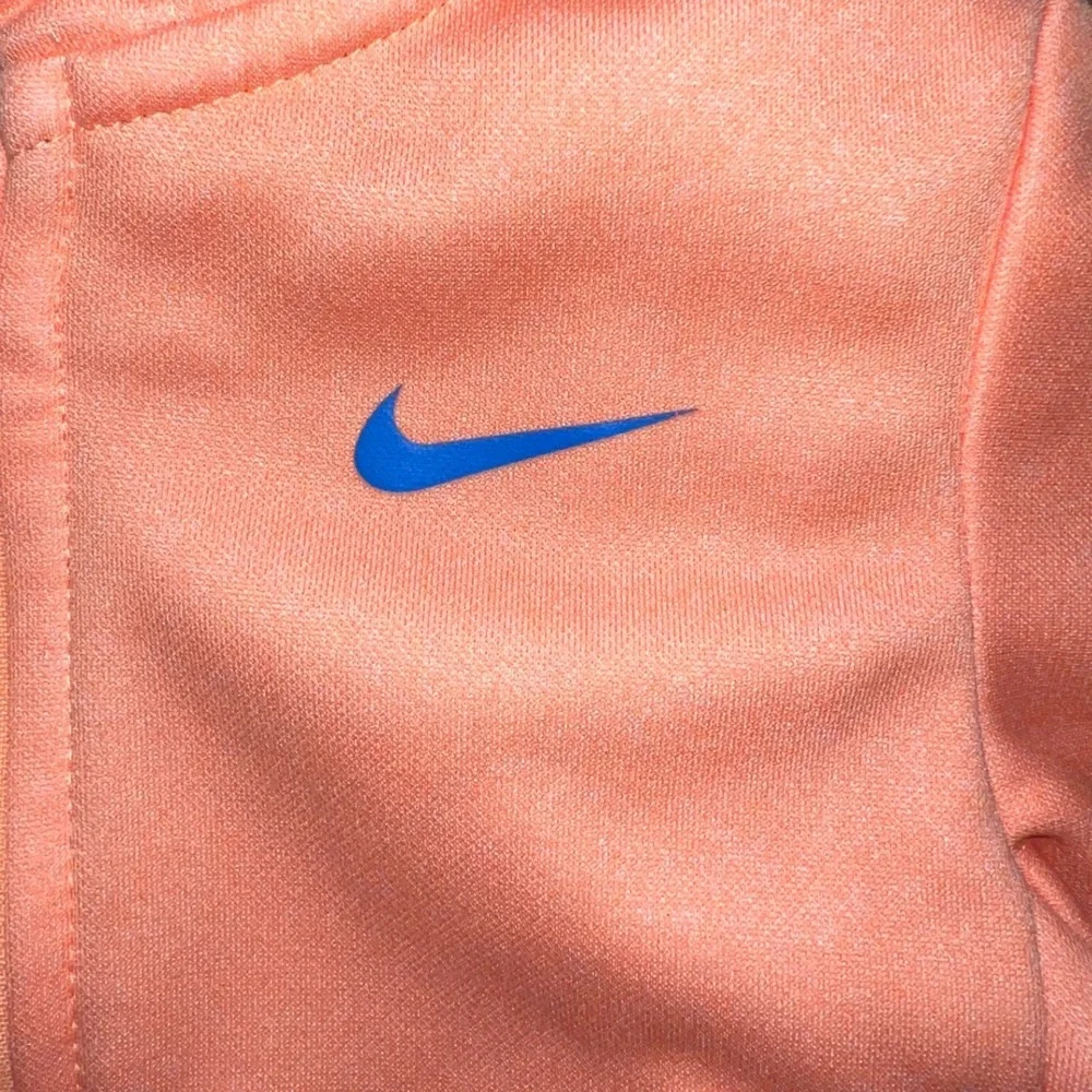 Nike Dri Fit Toddler Boys Girls Orange Zip Up Hoodie Jacket‎ 24M